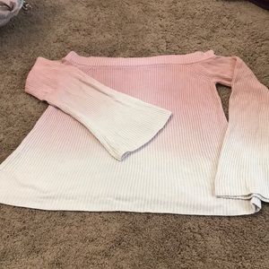Off the shoulder sweater